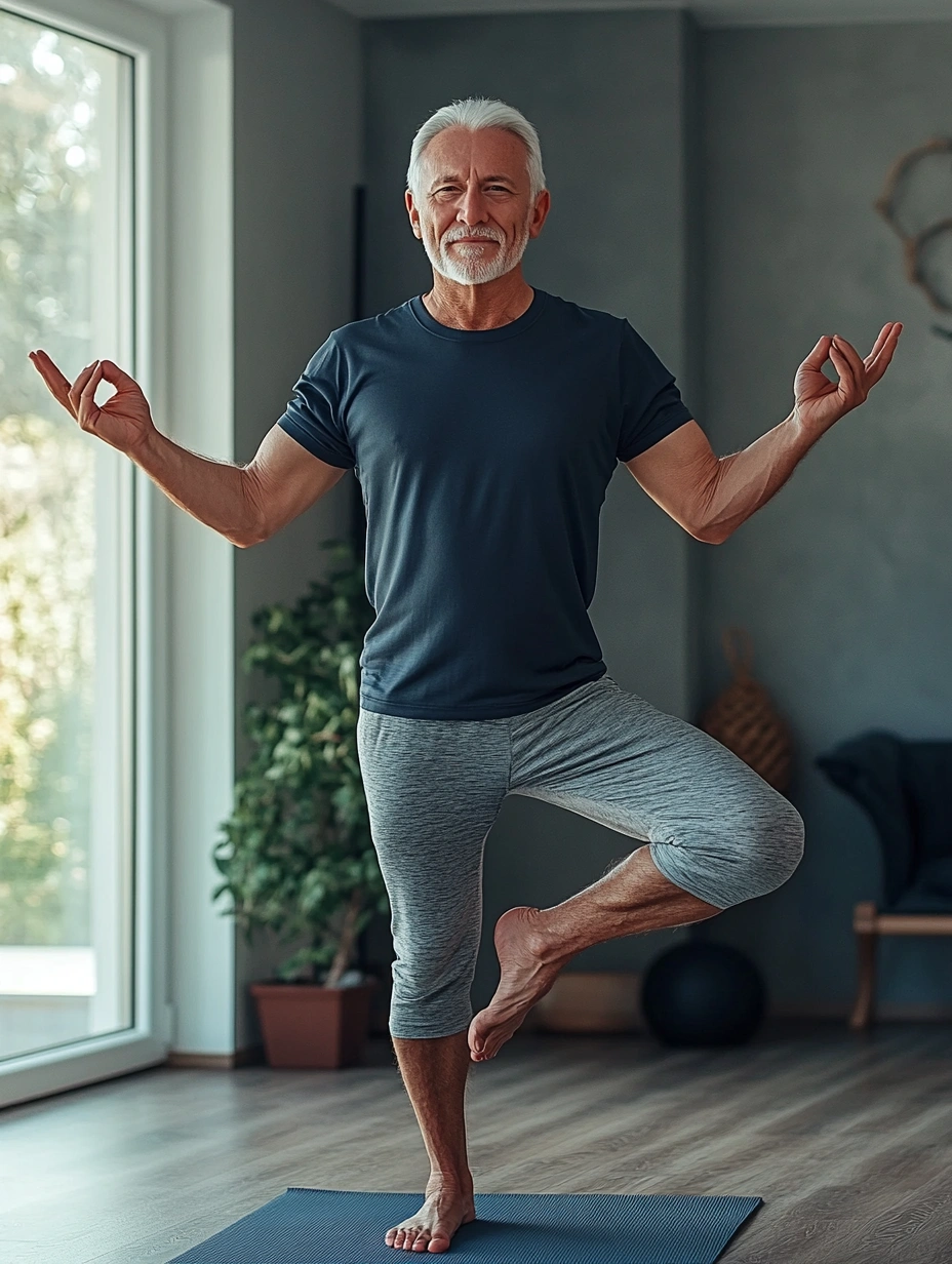 Поза дерева адаптована для старшого віку